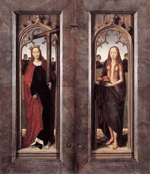 Hans Memling Triptych of Adriaan Reins oil painting picture